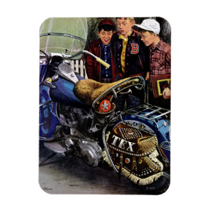 Texs motorcykel magnet