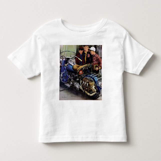Texs motorcykel t-shirt (Framsida)