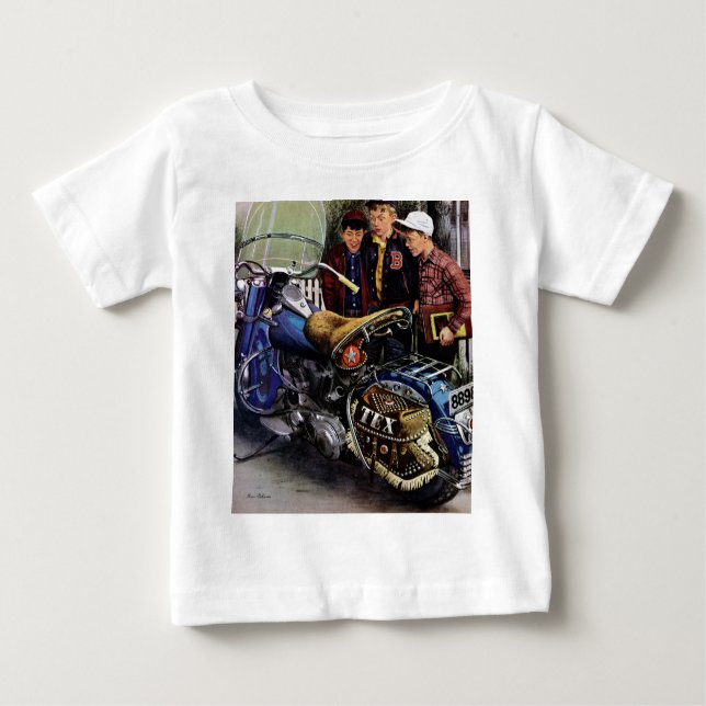 Texs motorcykel t-shirt (Framsida)