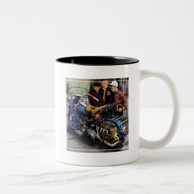 Texs motorcykel Två-Tonad mugg (Höger)