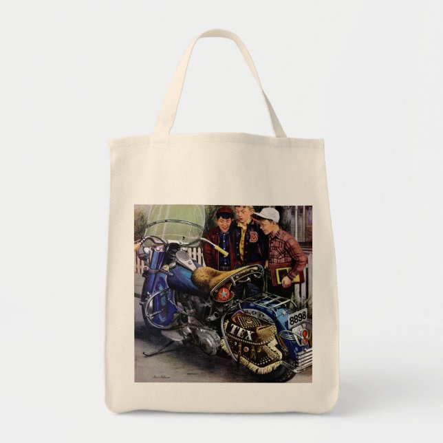 Texs motorcykel tygkasse (Framsidan)