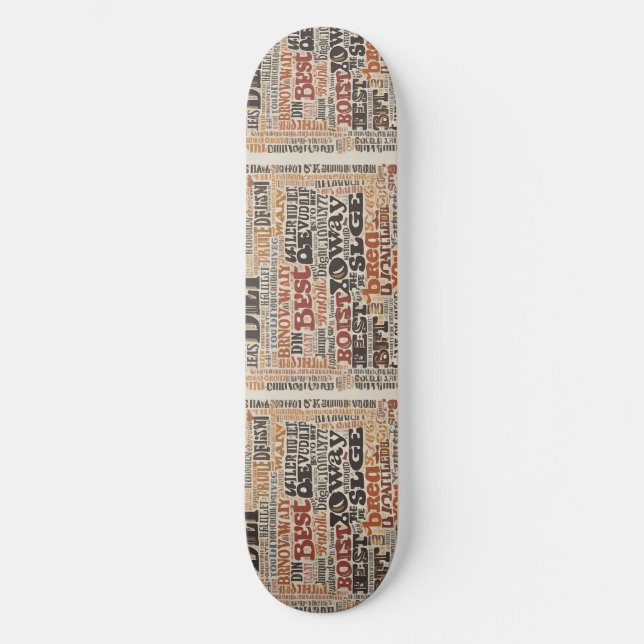 TEXt AI mode Mini Skateboard Bräda 18,5 Cm (Framsida)