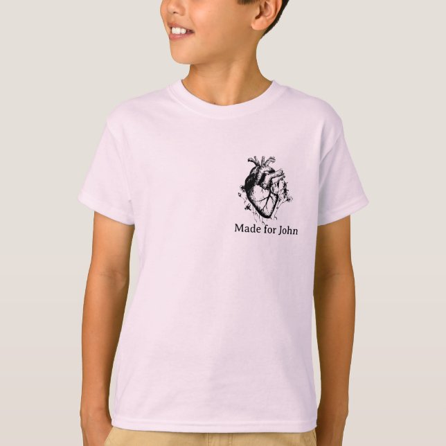 Text är redigerbar. Designelement är fasta. T Shirt (Framsida)