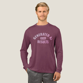 Text art T-Shirt med enkel och ren design