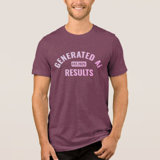 Text art T-Shirt med enkel och ren design