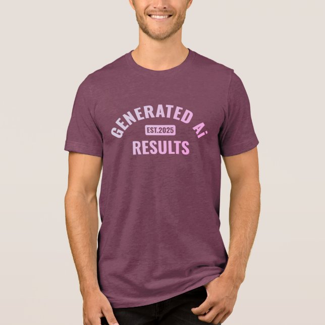 Text art T-Shirt med enkel och ren design (Framsida)