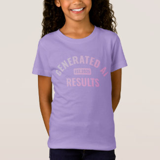 Text art T-Shirt med enkel och ren design