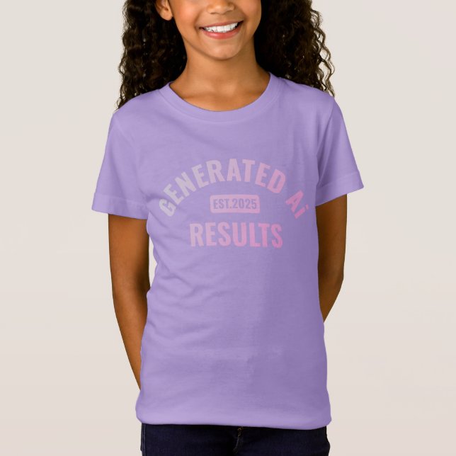 Text art T-Shirt med enkel och ren design (Framsida)