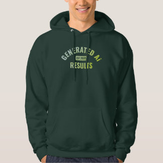 Text art T-Shirt med enkel och ren design Hoodie