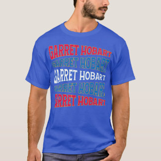 TEXT ART USA GARRET HOBART T SHIRT