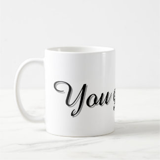 Text Design Mug Kaffemugg