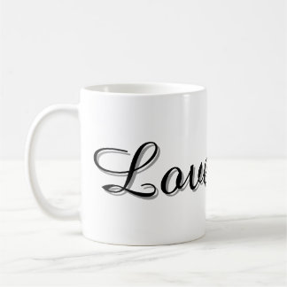 Text Design Mug Kaffemugg