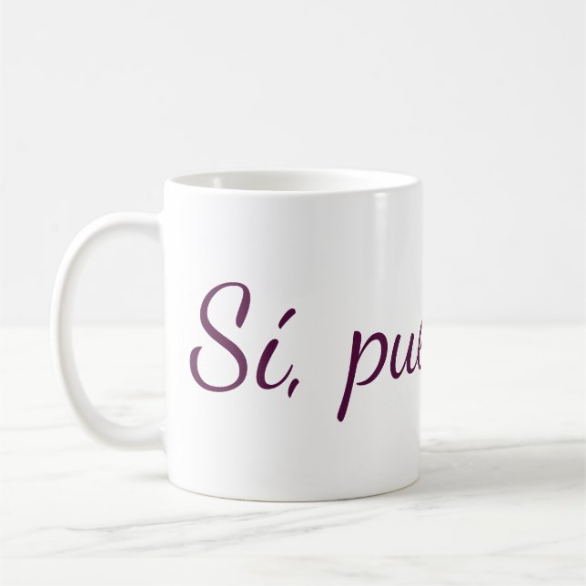 Text Design Mug Kaffemugg (Vänster)