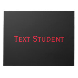Text Elevtryckt Student kontorsarbetare sidor Anteckningsblock