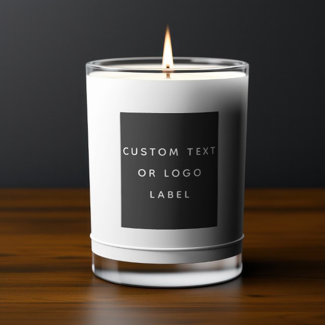 Text eller Logotyp för minimal Anpassningsbar Mat Etikett (Skapare uppladdad)