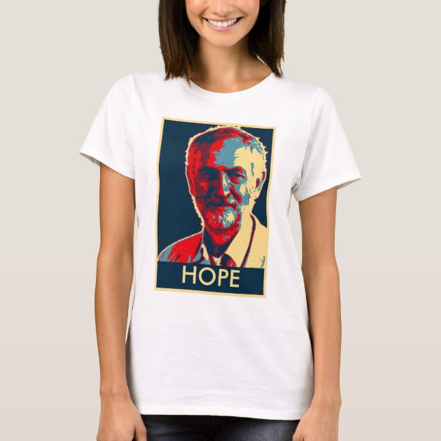 text för anpassade för corbynsupportertshirt tee (Framsida)