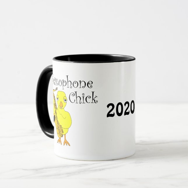 Text för axofonisk Chick Mugg (Framsida vänster)