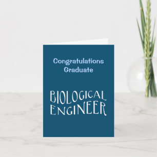 Text för biologisk Ingenjör Tack Kort