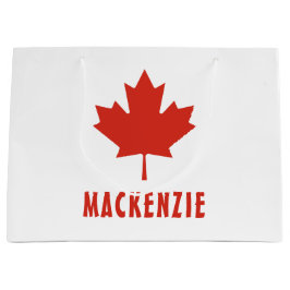 Text för Canadian Flagga Red Maple Löv Canada Day 