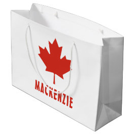 Text för Canadian Flagga Red Maple Löv Canada Day
