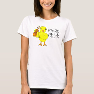 Text för fiol Chick T Shirt