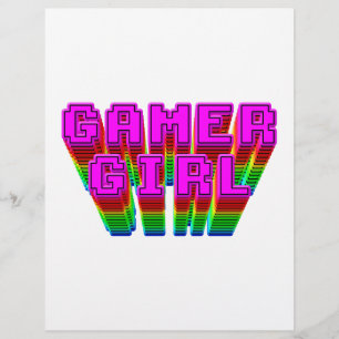 Text för gamer Girl