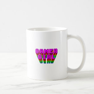Text för gamer Girl Kaffemugg
