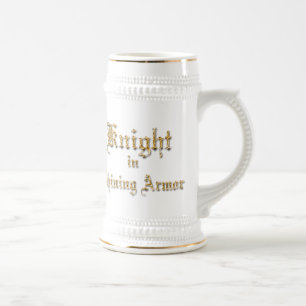 Text för Look för glänsande Armor för riddare Sejdel