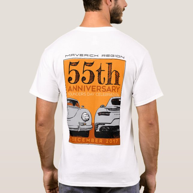 Text för Mavs 55th årsdagmörk T Shirt (Baksida)