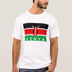 text för namn för symbol för kenya landflagga tee