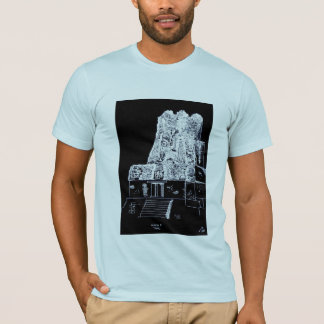 Text för Tikal T-tröja W.: TEMPEL II TIKAL, 4-1-80 Tröja