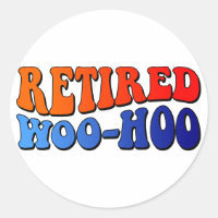 Text för Vintagen Groovy, pensionerad Woo Hoo