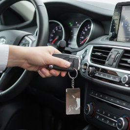 Text Foto och personlig fotokollage nyckelring