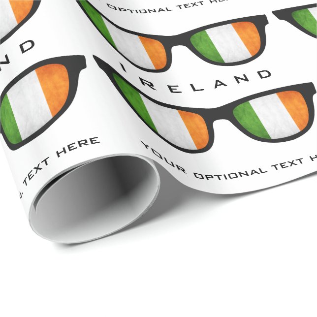 Text från anpassningsbarna Irish Shades och byte a Presentpapper (Rullad Hörn)