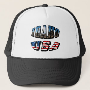 Text från Idaho Bild och Flagga USA Keps