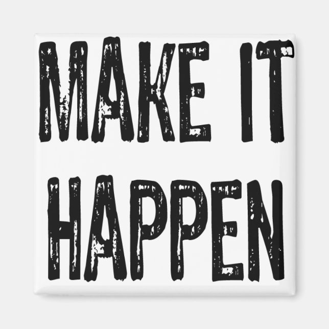 Text - Gör det möjligt - svart Magnet (Framsidan)