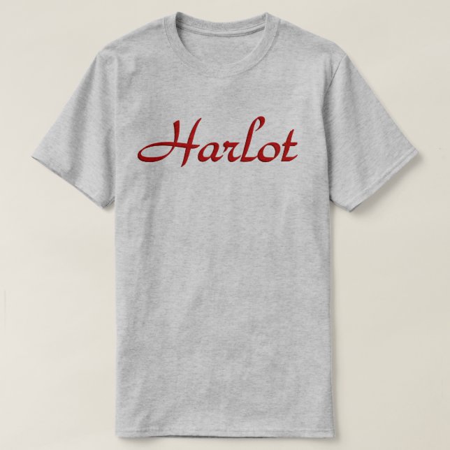 Text Harlot Tröja (Design framsida)