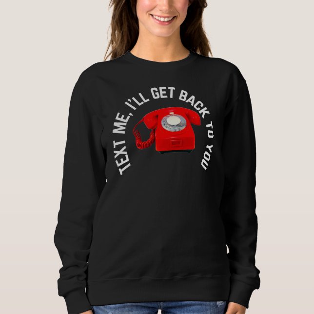Text jag kommer tillbaka till dig t shirt (Framsida)