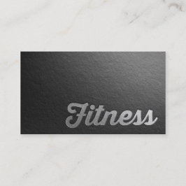 Text med minimalt svart Silver-embolerad text för  Visitkort