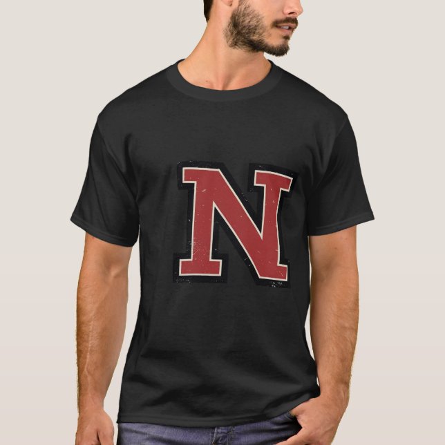Text "N" T Shirt (Framsida)