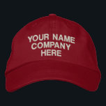 Text Namn Färg Personlig Embroied Hat Broderad Keps<br><div class="desc">Easy Personlig Promotional Hat - Add your Text - Namn - Company / Number / Brev / Slogan - Tagline / or Website , Mobil , e-mail , Social Media Handle , Adress, Logotyp - Photo / more - Select Your Färg / Storlek / Font - make your unique marketing...</div>