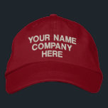 Text Namn Färg Personlig Embroied Hat Broderad Keps<br><div class="desc">Easy Personlig Promotional Hat - Add your Text - Namn - Company / Number / Brev / Slogan - Tagline / or Website , Mobil , e-mail , Social Media Handle , Adress, Logotyp - Photo / more - Select Your Färg / Storlek / Font - make your unique marketing...</div>