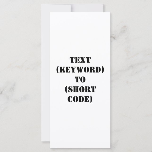 TEXT (NYCKELORD) TILL (KORT-KOD) (Framsida)