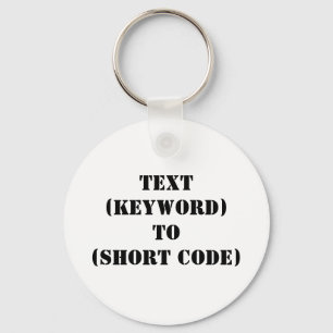 TEXT (NYCKELORD) TILL (KORT-KOD) NYCKELRING