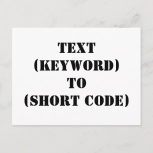 TEXT (NYCKELORD) TILL (KORT-KOD) VYKORT
