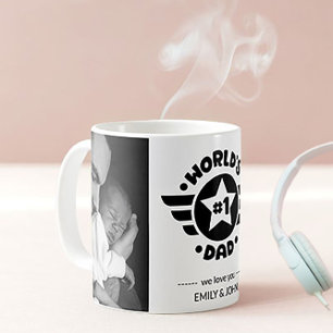 Text och foton i Personligen Pappa 1 Kaffemugg