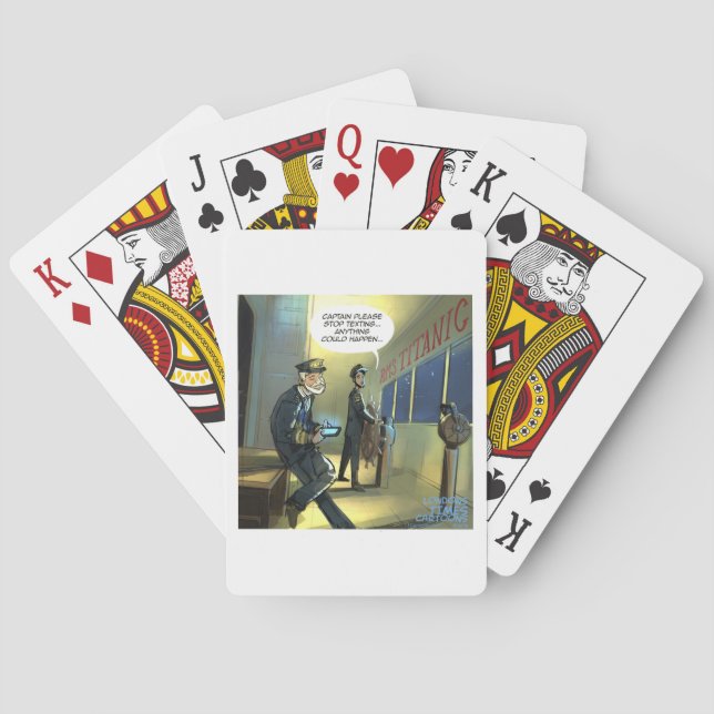 Text och titanisk funn kortlek (Baksidan)