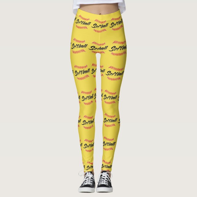 Text och titlar för Softball Leggings (Framsida)