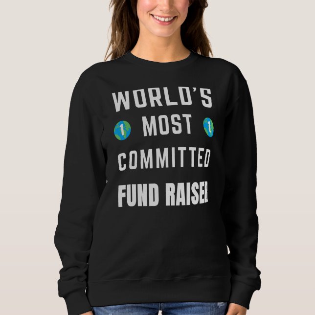 Text om världens mest engagerade fondrånare t shirt (Framsida)