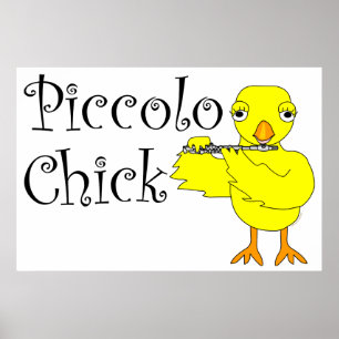 Text på Chicken Bild Poster